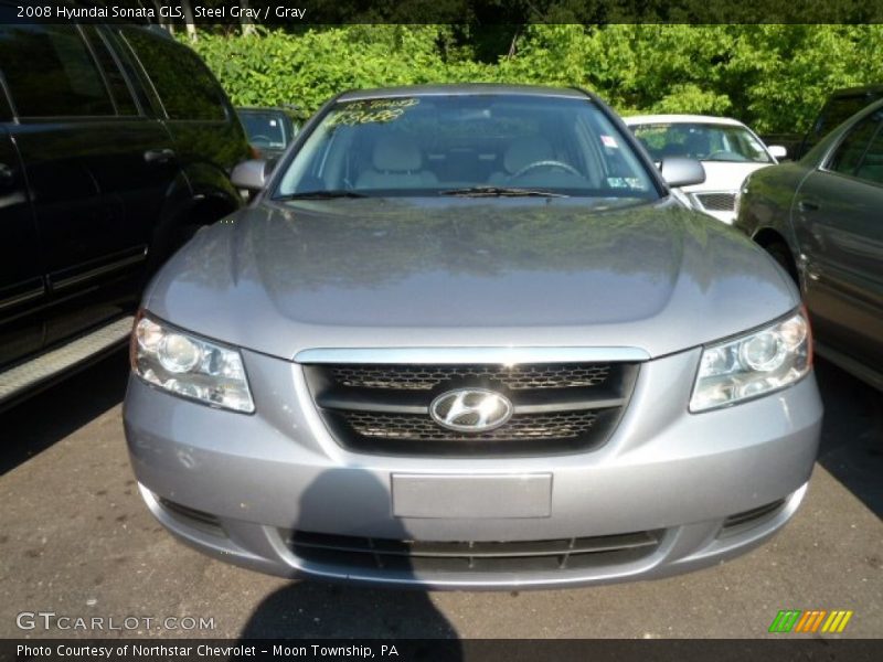 Steel Gray / Gray 2008 Hyundai Sonata GLS