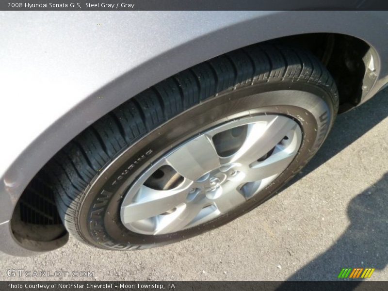 Steel Gray / Gray 2008 Hyundai Sonata GLS