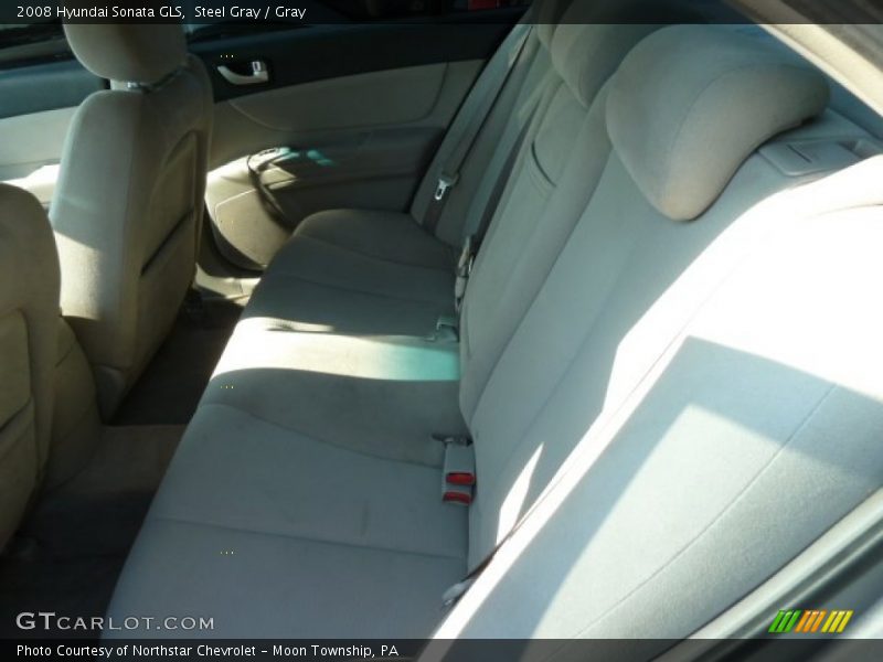 Steel Gray / Gray 2008 Hyundai Sonata GLS