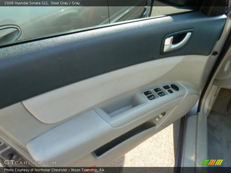 Steel Gray / Gray 2008 Hyundai Sonata GLS