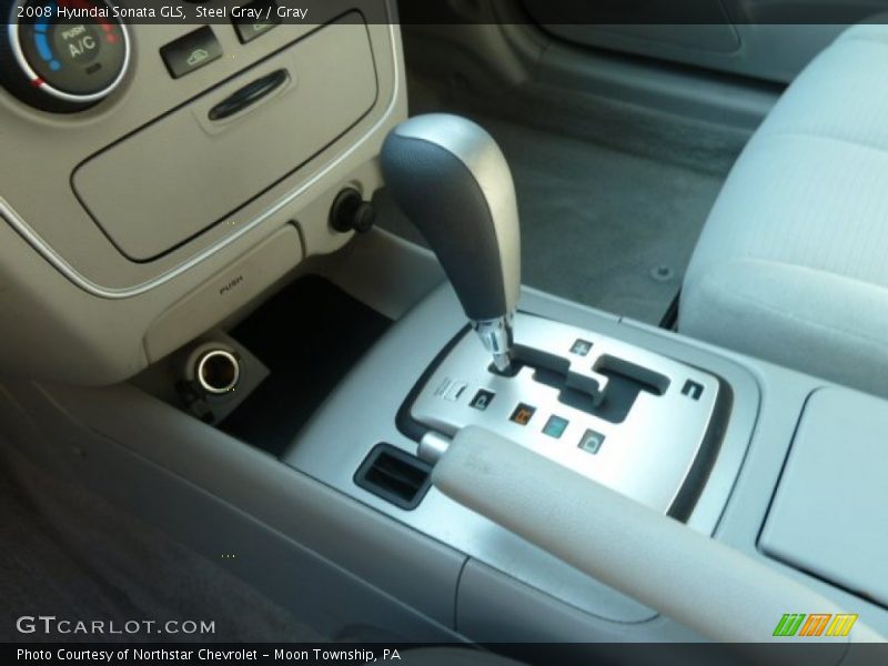 Steel Gray / Gray 2008 Hyundai Sonata GLS