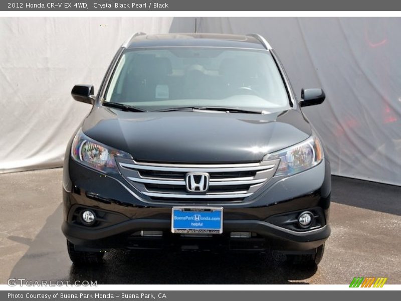 Crystal Black Pearl / Black 2012 Honda CR-V EX 4WD