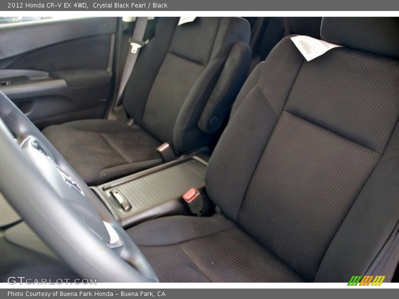 Crystal Black Pearl / Black 2012 Honda CR-V EX 4WD