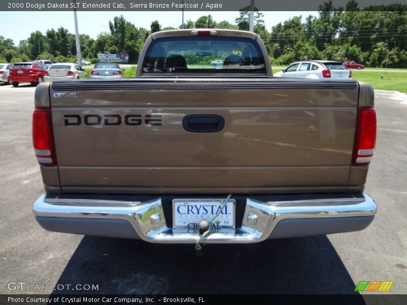 Sierra Bronze Pearlcoat / Agate 2000 Dodge Dakota SLT Extended Cab