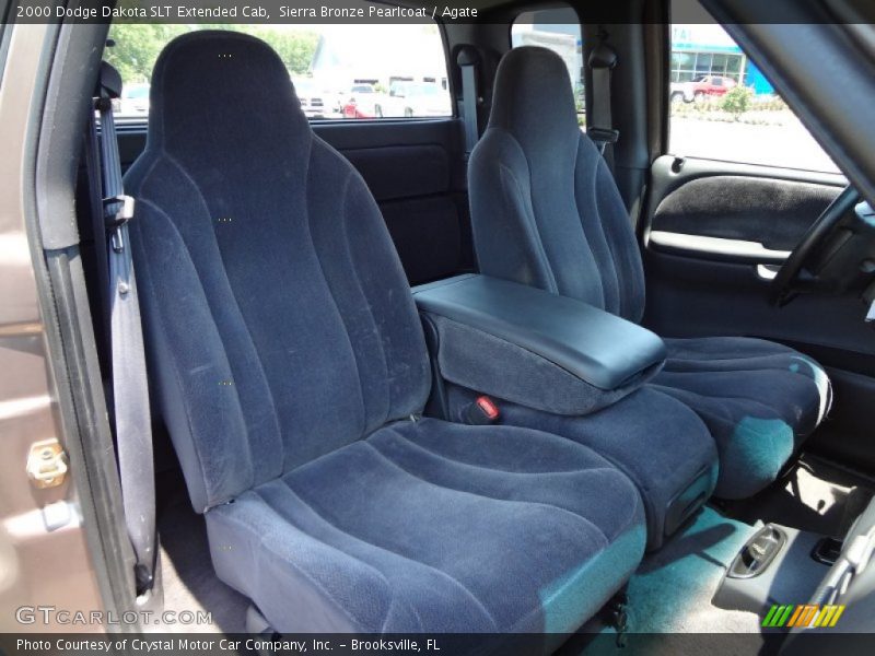 Sierra Bronze Pearlcoat / Agate 2000 Dodge Dakota SLT Extended Cab