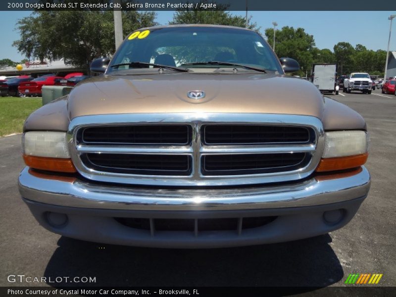 Sierra Bronze Pearlcoat / Agate 2000 Dodge Dakota SLT Extended Cab