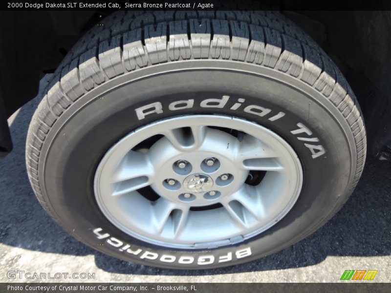 Sierra Bronze Pearlcoat / Agate 2000 Dodge Dakota SLT Extended Cab