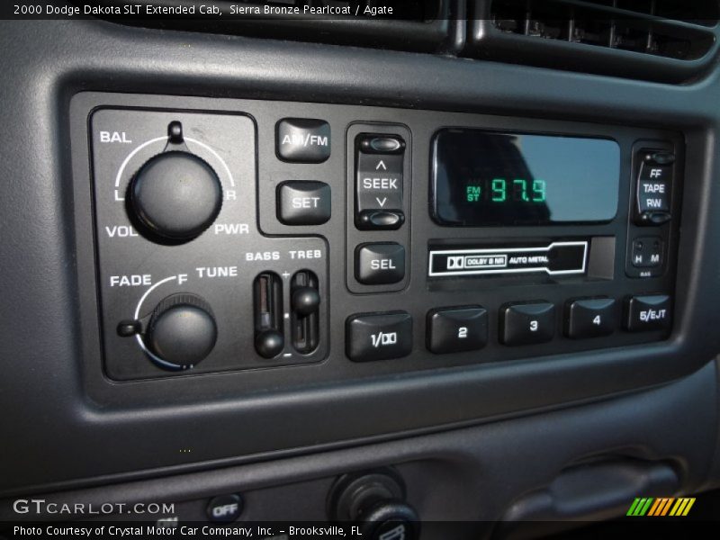 Sierra Bronze Pearlcoat / Agate 2000 Dodge Dakota SLT Extended Cab