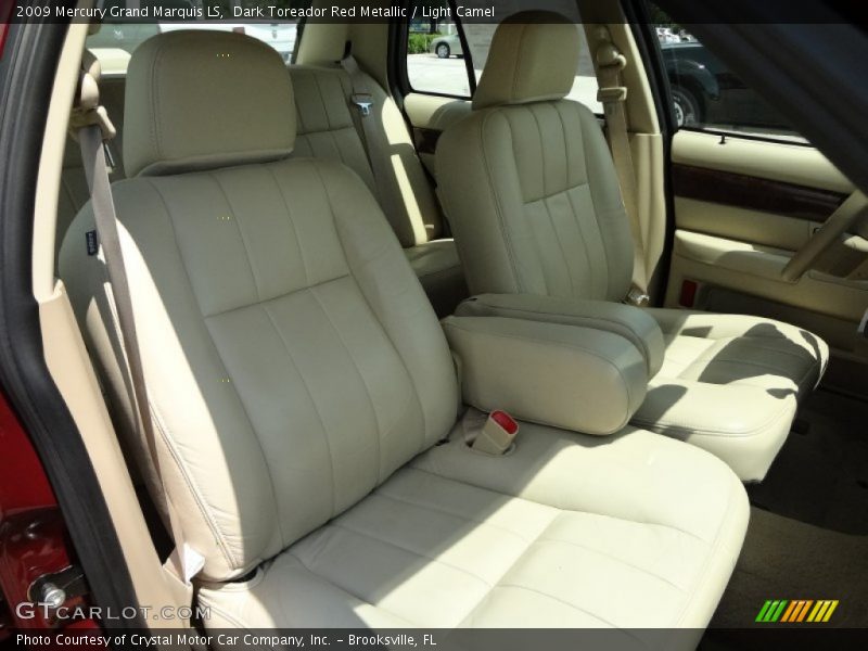 Dark Toreador Red Metallic / Light Camel 2009 Mercury Grand Marquis LS