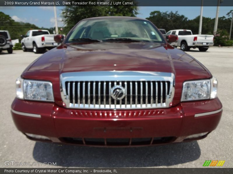 Dark Toreador Red Metallic / Light Camel 2009 Mercury Grand Marquis LS