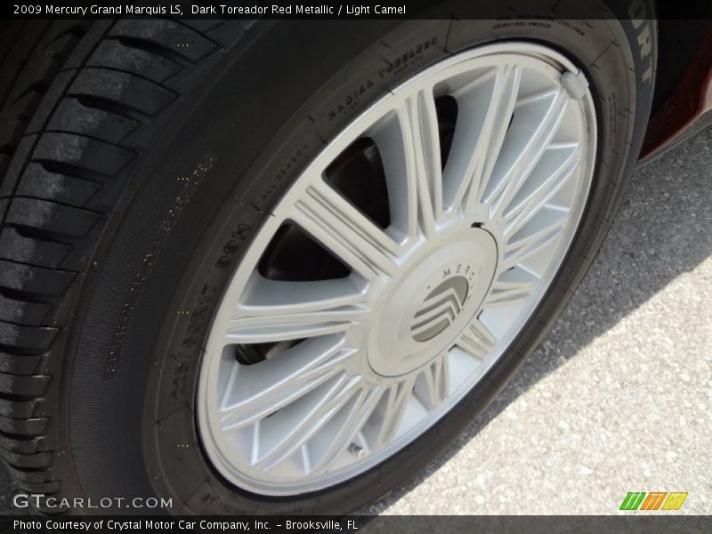 Dark Toreador Red Metallic / Light Camel 2009 Mercury Grand Marquis LS