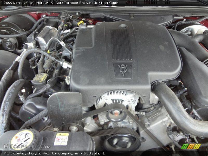 Dark Toreador Red Metallic / Light Camel 2009 Mercury Grand Marquis LS