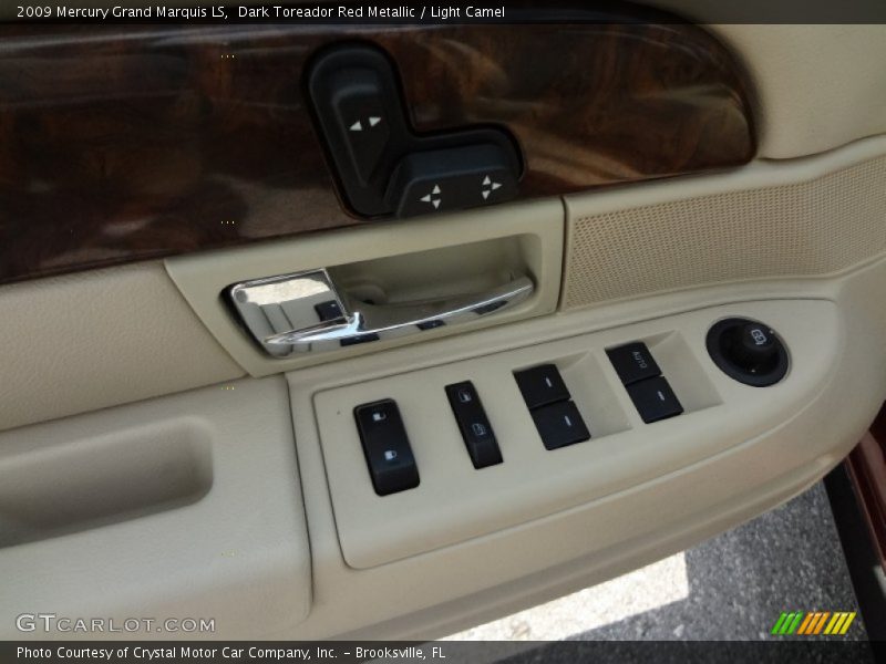 Dark Toreador Red Metallic / Light Camel 2009 Mercury Grand Marquis LS