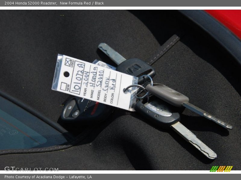 New Formula Red / Black 2004 Honda S2000 Roadster