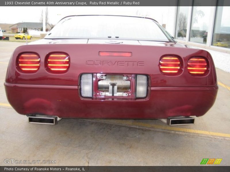  1993 Corvette 40th Anniversary Coupe Ruby Red Metallic