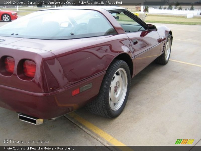 Ruby Red Metallic / Ruby Red 1993 Chevrolet Corvette 40th Anniversary Coupe