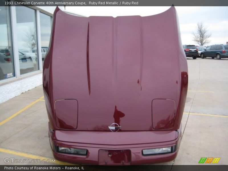 Ruby Red Metallic / Ruby Red 1993 Chevrolet Corvette 40th Anniversary Coupe
