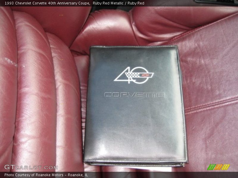 Books/Manuals of 1993 Corvette 40th Anniversary Coupe