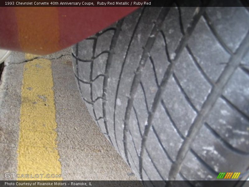 Ruby Red Metallic / Ruby Red 1993 Chevrolet Corvette 40th Anniversary Coupe