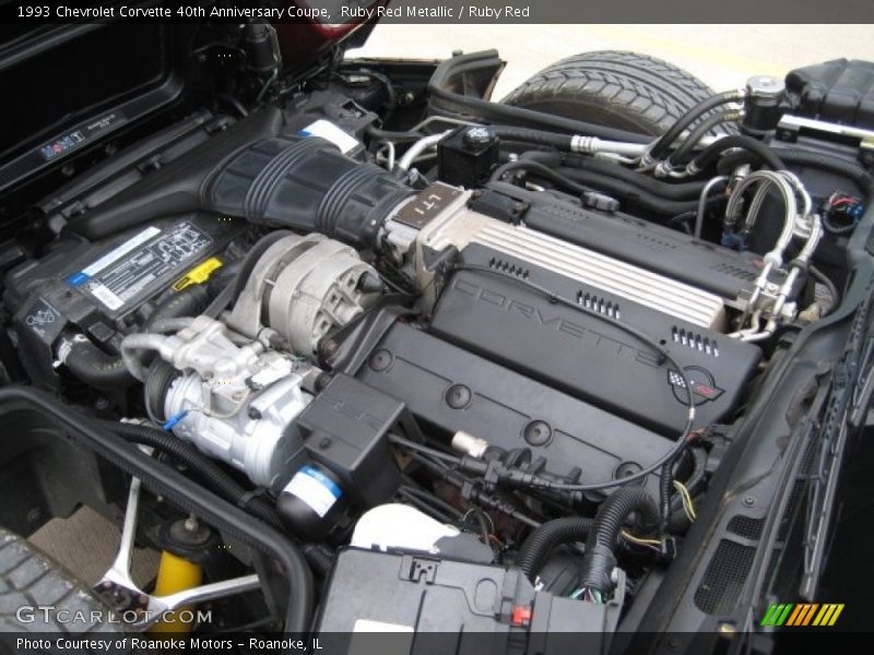  1993 Corvette 40th Anniversary Coupe Engine - 5.7 Liter OHV 16-Valve LT1 V8