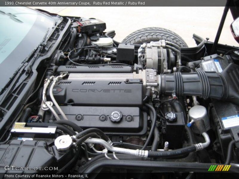 1993 Corvette 40th Anniversary Coupe Engine - 5.7 Liter OHV 16-Valve LT1 V8