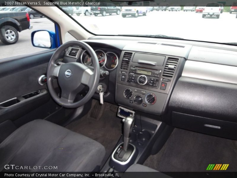 Sapphire Blue Metallic / Charcoal 2007 Nissan Versa S