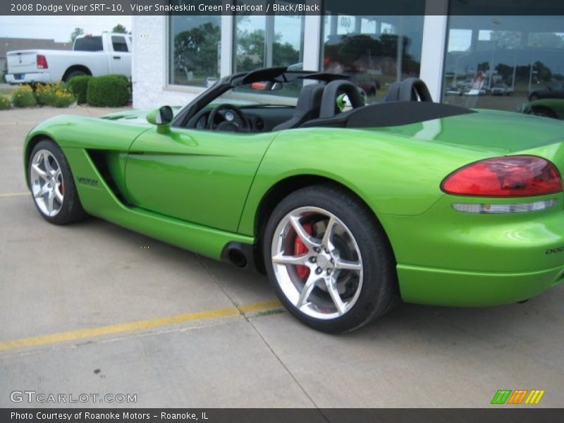 Viper Snakeskin Green Pearlcoat / Black/Black 2008 Dodge Viper SRT-10