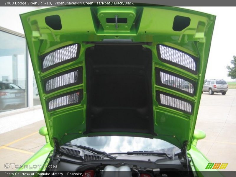 Viper Snakeskin Green Pearlcoat / Black/Black 2008 Dodge Viper SRT-10