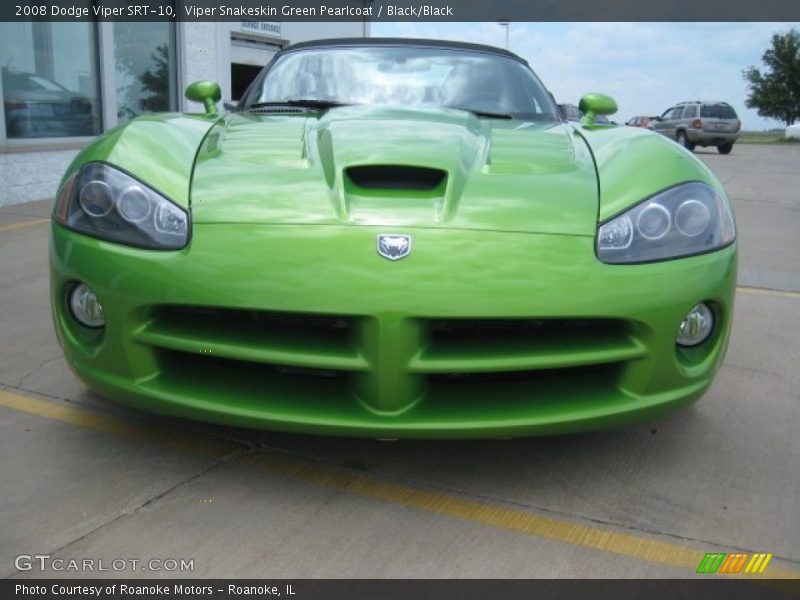 Viper Snakeskin Green Pearlcoat / Black/Black 2008 Dodge Viper SRT-10