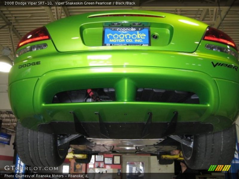 Viper Snakeskin Green Pearlcoat / Black/Black 2008 Dodge Viper SRT-10