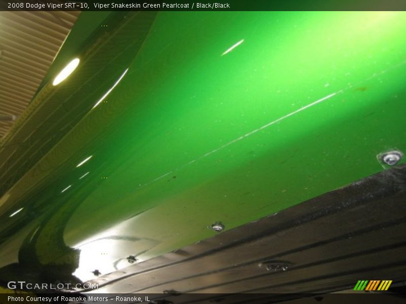 Viper Snakeskin Green Pearlcoat / Black/Black 2008 Dodge Viper SRT-10