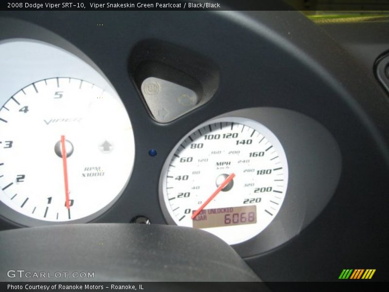 Viper Snakeskin Green Pearlcoat / Black/Black 2008 Dodge Viper SRT-10