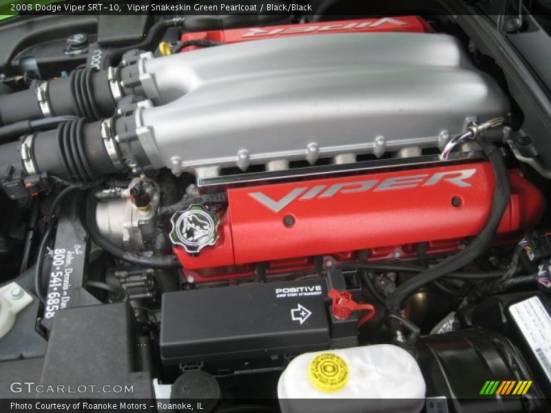  2008 Viper SRT-10 Engine - 8.4 Liter OHV 20-Valve VVT V10