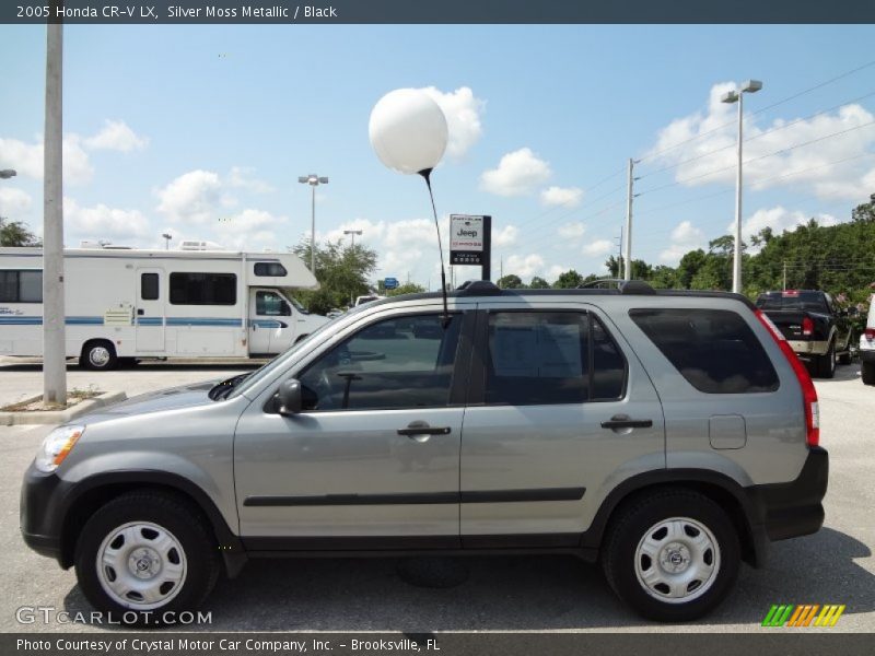 Silver Moss Metallic / Black 2005 Honda CR-V LX