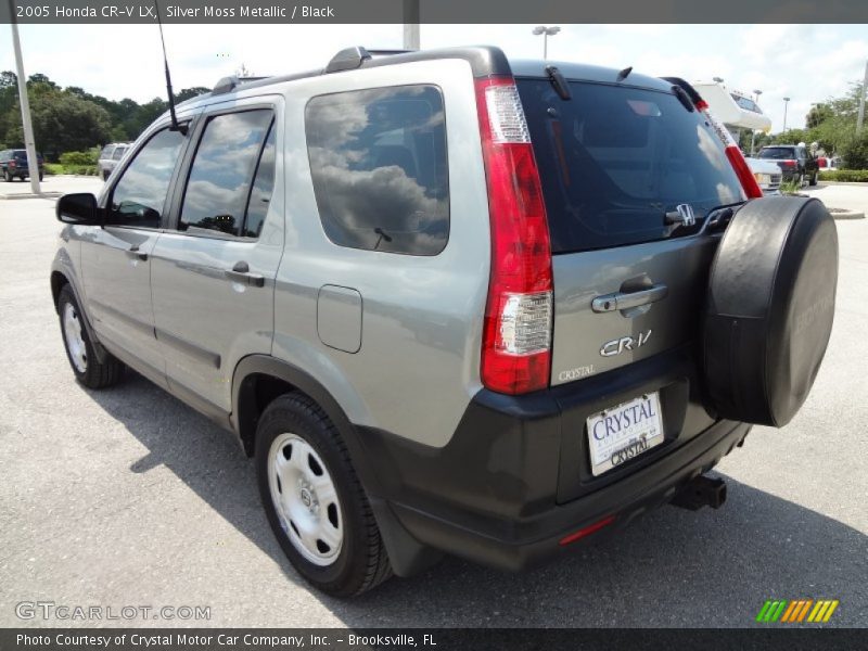 Silver Moss Metallic / Black 2005 Honda CR-V LX