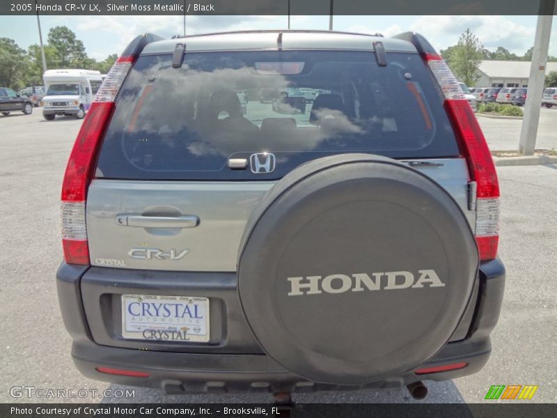 Silver Moss Metallic / Black 2005 Honda CR-V LX