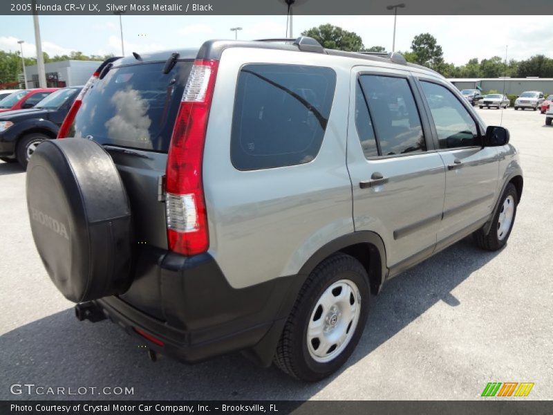 Silver Moss Metallic / Black 2005 Honda CR-V LX