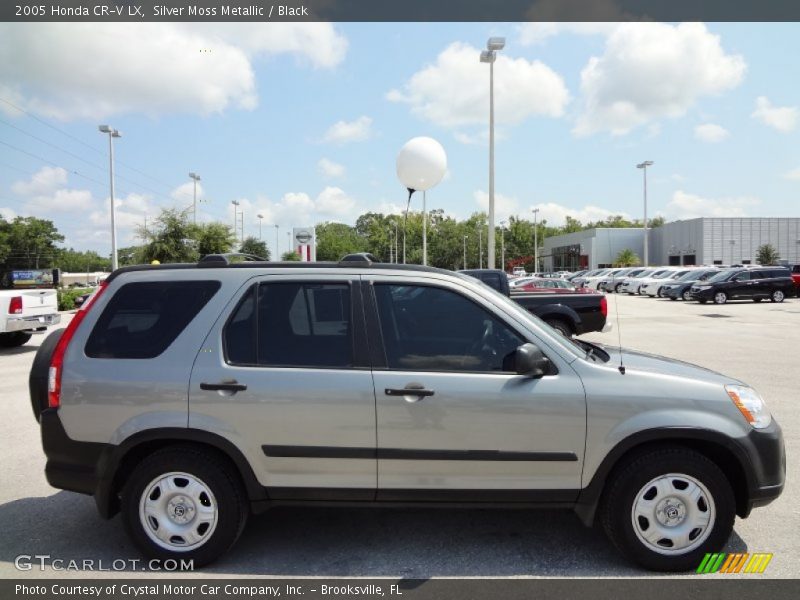 Silver Moss Metallic / Black 2005 Honda CR-V LX