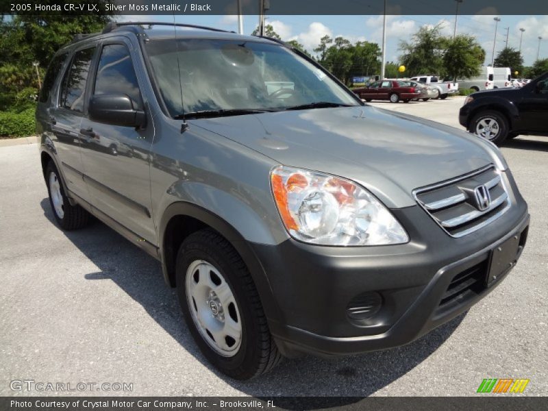 Silver Moss Metallic / Black 2005 Honda CR-V LX