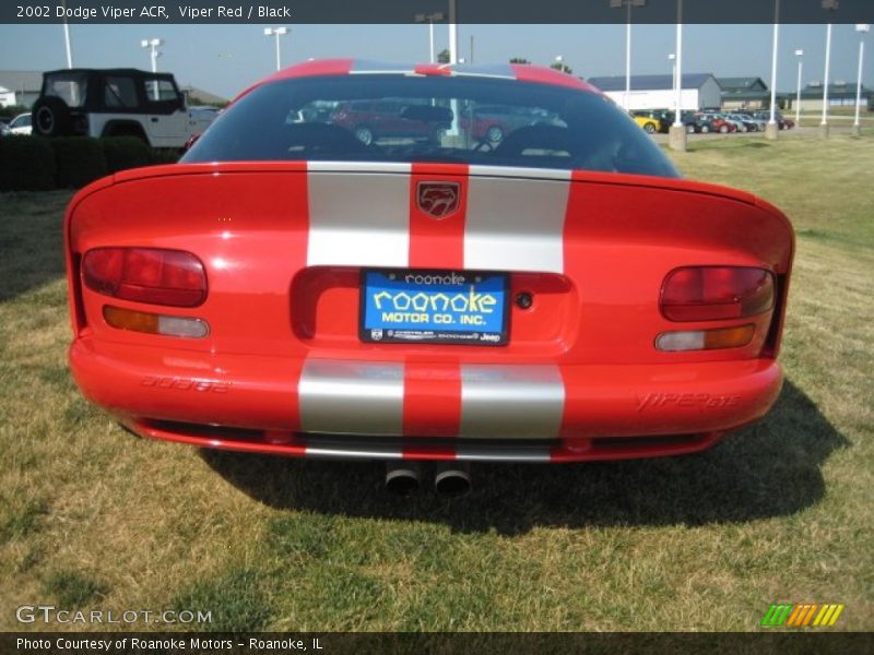 Viper Red / Black 2002 Dodge Viper ACR