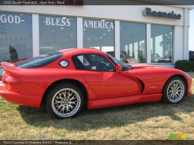 Viper Red / Black 2002 Dodge Viper ACR