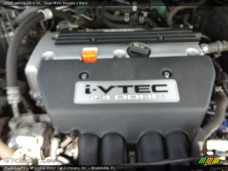 Silver Moss Metallic / Black 2005 Honda CR-V LX