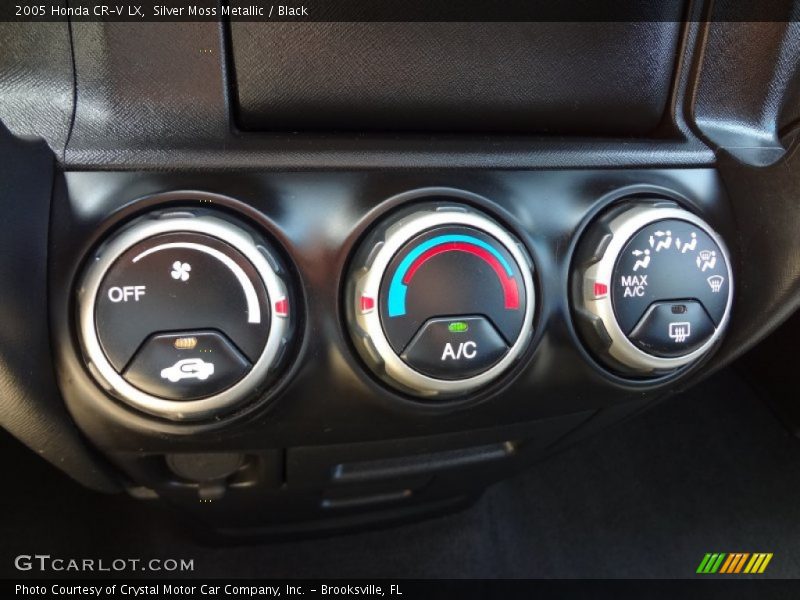 Silver Moss Metallic / Black 2005 Honda CR-V LX
