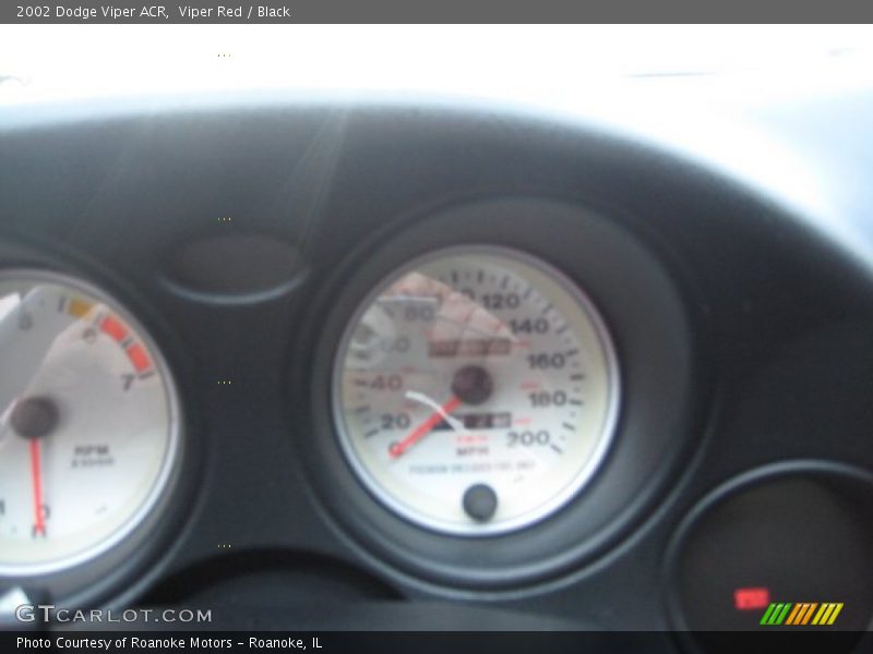 Viper Red / Black 2002 Dodge Viper ACR