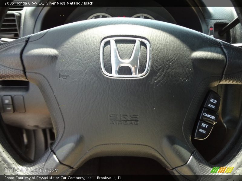 Silver Moss Metallic / Black 2005 Honda CR-V LX