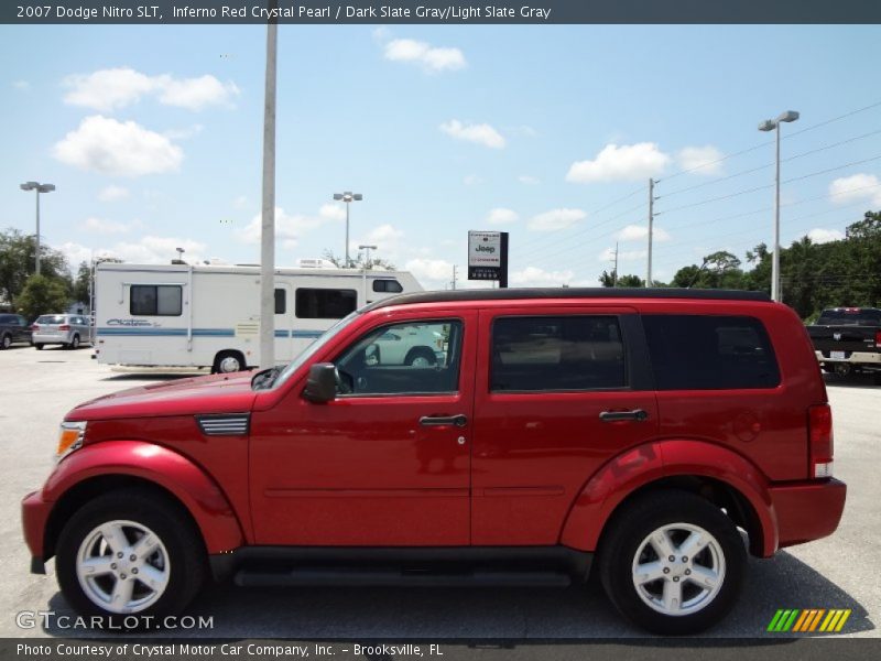 Inferno Red Crystal Pearl / Dark Slate Gray/Light Slate Gray 2007 Dodge Nitro SLT