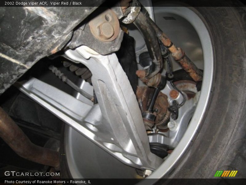 Undercarriage of 2002 Viper ACR