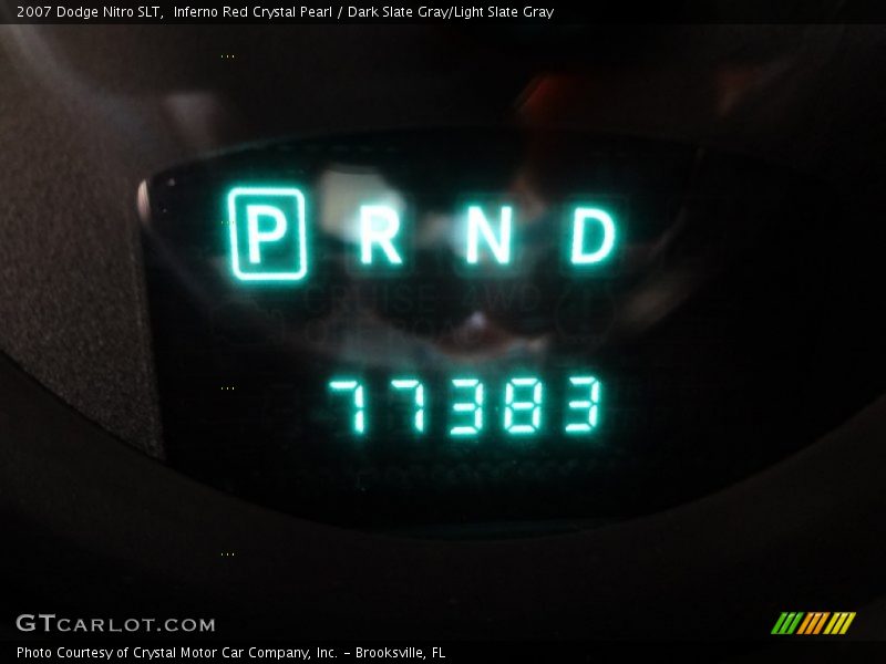 Inferno Red Crystal Pearl / Dark Slate Gray/Light Slate Gray 2007 Dodge Nitro SLT