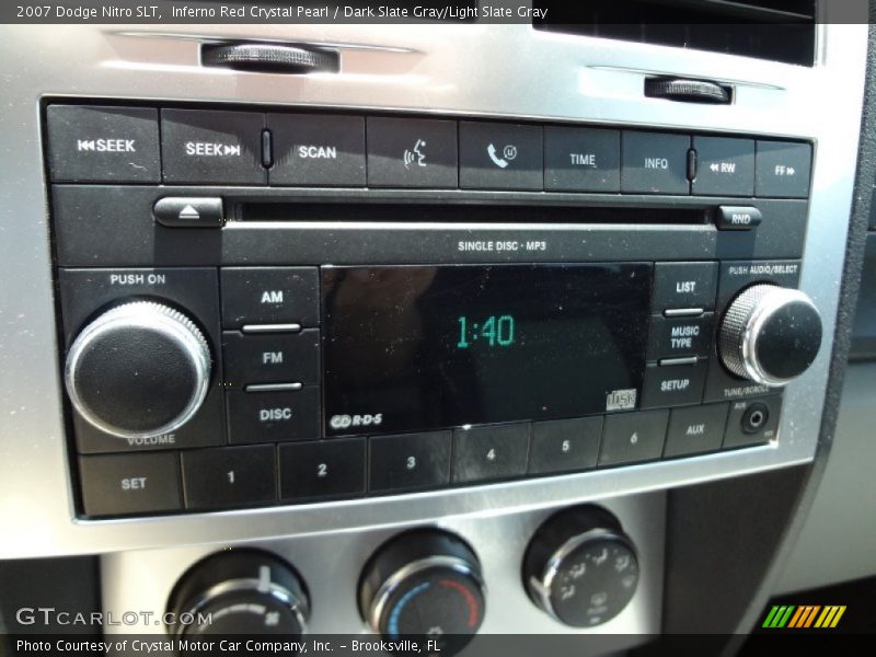 Inferno Red Crystal Pearl / Dark Slate Gray/Light Slate Gray 2007 Dodge Nitro SLT