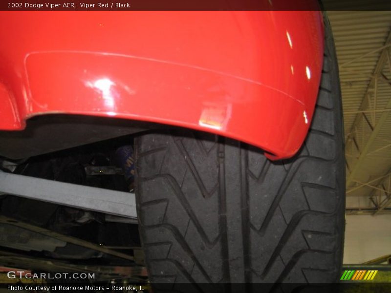 Viper Red / Black 2002 Dodge Viper ACR